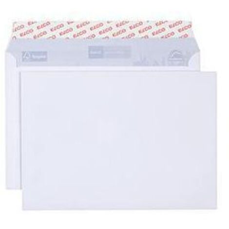 Versandtasche Proclima DIN C5 229 x 162 mm (B x H) ohne Fenster 100g/m² mit Haftklebung Papier 100 % recycelt ohne Fadenverstärkung hochweiß 500 St./Pack. (1/4)
