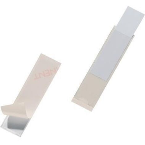 Selbstklebetasche POCKETFIX® 8,1 x 2,2 cm (B x H) Kunststoff transparent 10 St./Pack. (1/4)