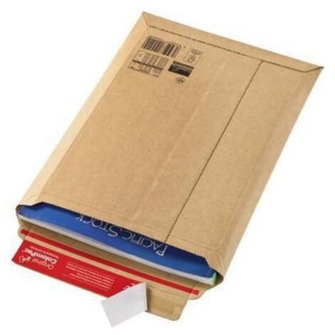 Versandtasche ® Rigid Plus 290 x 400 x -50 mm (B x H x T) ohne Fenster mit Selbstklebung Kraftliner Wellpappe braun (1/4)
