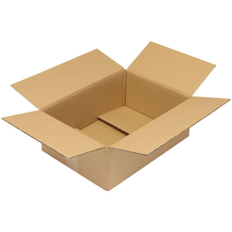 Faltkarton 2-wellig Maße 430x310x150mm A3 Qualität 2.3BC braun braun (1/2)
