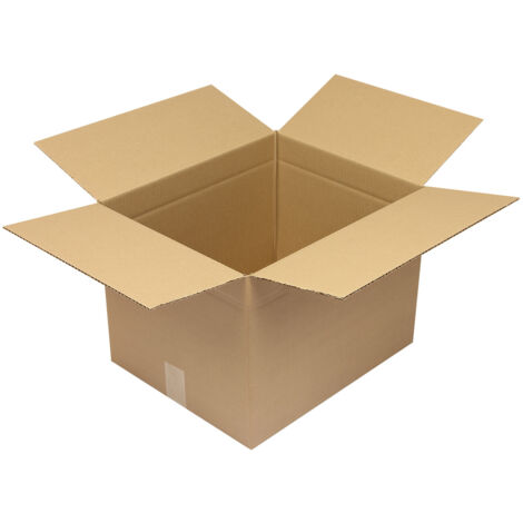 Faltkarton 1-wellig Höhenrillung Maße 350x230x140mm C4 Qualität 1.20 C braun braun (1/2)