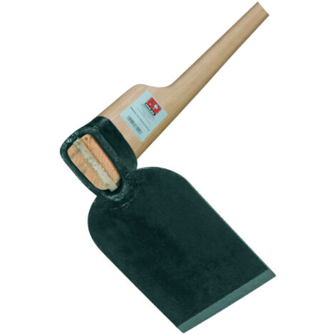 Kleinhacke Blattmaß 145x95x100mm geschmiedet,m.Eschenstiel G.1000g IDEAL