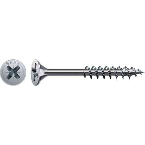Spax Universalschraube 4 x 30 mm Senkkopf Kreuzschlitz Z Teilgewinde 4CUT WIROX A3J 1000 Stk