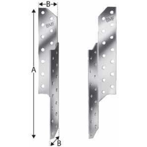 Sparrenpfettenanker SPF SPF170L links 170x34,5x2mm