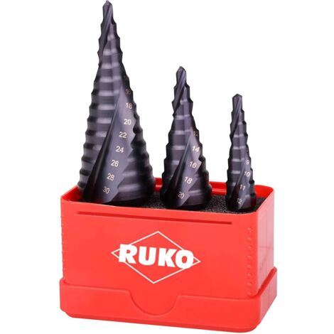 RUKO Stufenbohrer HSS-TiAlN 6tlg. - A101032F (1/5)