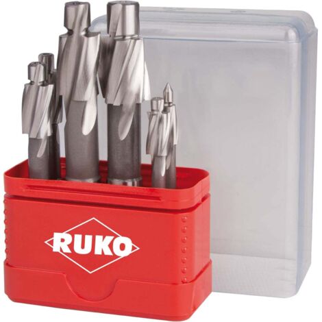 RUKO Flachsenker-Satz DIN 373 HSS, 6tlg., M3–M10 - 102454 (1/4)
