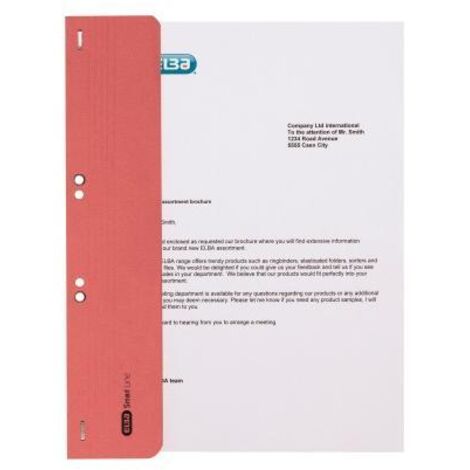 ELBA Ösenhefter 100091776 DIN A4 250g Manilakarton rt 25 St./Pack. (1/2)