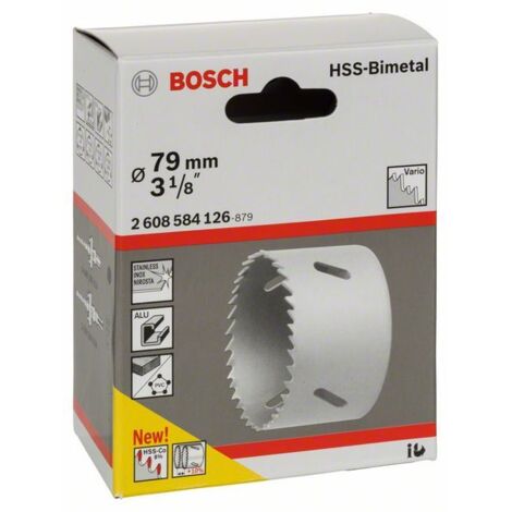 Bosch Lochsäge HSS-Bimetall für Standardadapter 79 mm, 3 1/8"