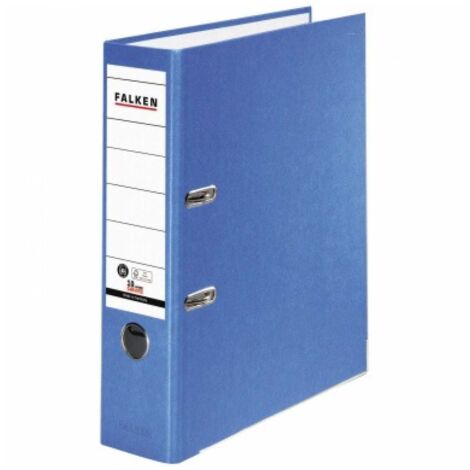 Falken Ordner Recycolor 11285673 DIN A4 80mm Papier blau