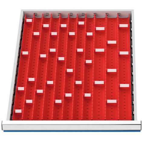 Bedrunka+Hirth Schubladeneinteilung R 18-24 mit Muldenplatten für Front 50/75 mm BxT 450 x 600 mm  - 111A (1/4)