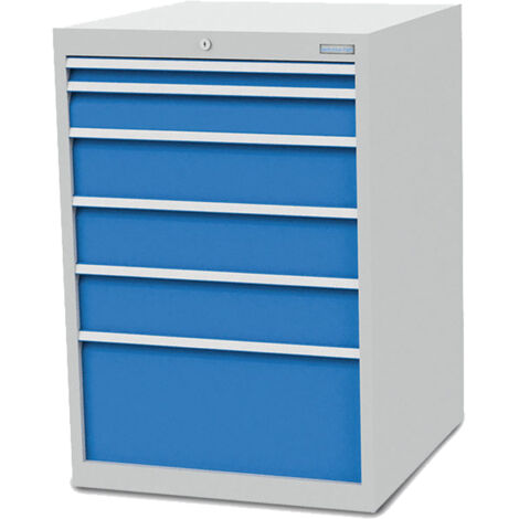 Bedrunka+Hirth Schubladenschrank Tiefe 736 mm R 24-24 6x Schublade BxTxH 705x736x 1.019 mm - 700/1131V10A (1/5)