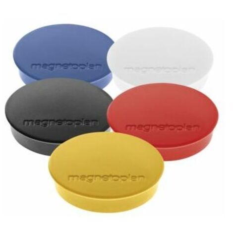 Magnet DISCOFIX STANDARD, Ø 30 mm, VE 80 Stk, sortiert Magnete Wandtafelzubehöre (1/5)