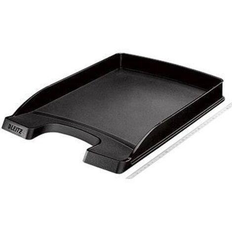 Briefablage Plus flach DIN A4 Polystyrol Farbe: schwarz (1/3)