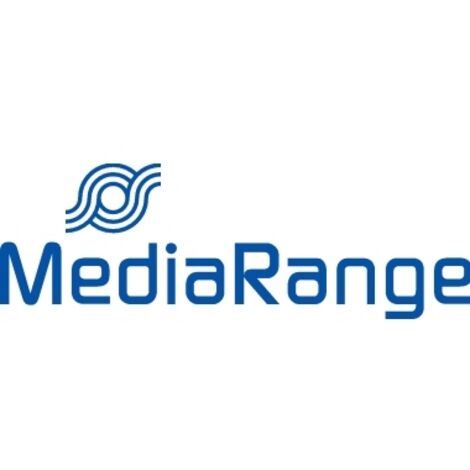 MEDIARANGE CD/DVD Hülle MediaRange 12,4 x 12,4 cm (B x H) Papier/Kunststoff weiß 100 St./Pack. (1/2)