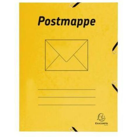 Exacompta Postmappe 55549B DIN A4 Karton gelb (1/4)