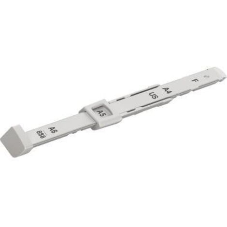 LEITZ Anschlagschiene Leitz NeXXt Leitz Locher 5058 5038 5005 5008 5138 Kunststoff hellgrau (1/2)