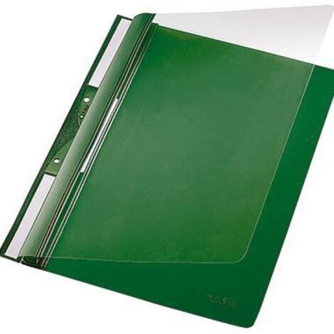 Leitz Einhakhefter 41900055 DIN A4 kfm. Heftung PVC grün (1/4)
