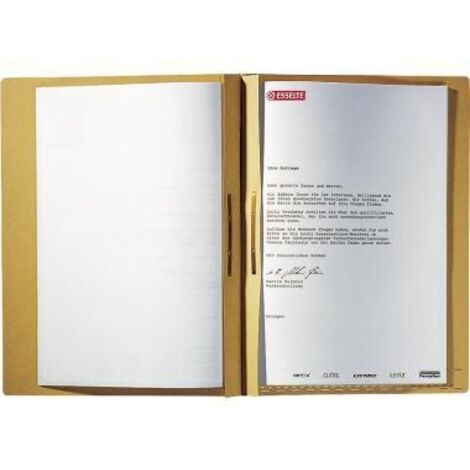 Pendelhefter DIN A4 250g/m² kaufmännische Heftung Amtsheftung Natronkarton Naturbraun (1/5)