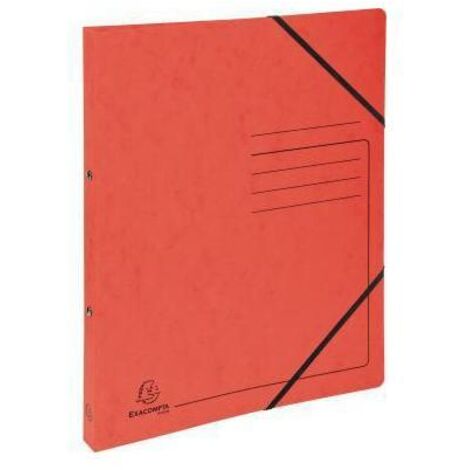 Ringbuch DIN A4 355g/m Colorspankarton rot (1/4)