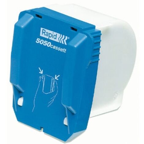 Heftklammerkassette Elektroheftgert 5050e Kassette 5050 50 Bl. (80 g/m) blau/wei 5.000 St./Pack. (1/5)