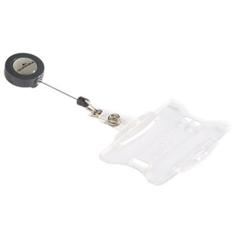 DURABLE Namenschild 801119 54x85mm mit Metallclip 10 St./Pack. (1/4)