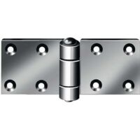 VORMANN 000048180Z Scharnier Höhe 50 mm Breite 180 mm Stärke 4 mm Stahl blau ve