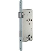Haustür-Einsteckschloss PZW 22/65/92/10mm DIN R silber ktg.