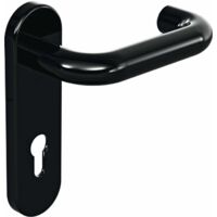 HEWI Kurzschildgarnitur 111R01.110 90 Ku.90 PZ rd Drückergrt - 111R01.110 90