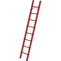 Günzburger Steigtechnik Sprossen-Anlegeleiter GFK ohne Traverse 8 Sprossen - 036008