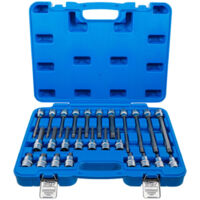 BGS Bit-Einsatz Antrieb Innenvierkant 12,5 mm (1/2") Innenvielzahn (für XZN) M17 - 5180-M17