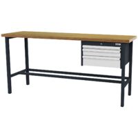 WS24 Arbeitstisch Schubladen: 1 x 50 1 x 100 1 x 150B x T x H 2.000 x 600 x 960 mm - WS24-100393