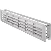 Badezimmerlüftung 9083 ER Länge 500 mm Breite 100 mm Edelstahl
