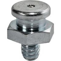 Flachkopfschmiernippel Standard DIN3404 M10 x 1 mm Form A SW 17 mm