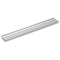 GEZE Zargenausgleichsprofil Wm.Alu.Edelstahl-Look L.1650mm Levolan 60/120 - 147559