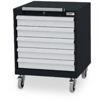 WS24 Mobiler Schubladenschrank B x T x H 600 x 575 x 790 mm - WS24-100187