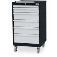 WS24 Mobiler Schubladenschrank B x T x H 600 x 575 x 1070 mm - WS24-100201