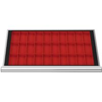 WS24 Schubladeneinteilung Kleinteilekästen BLH 100 mm Innenmaß 800 x 450 mm - WS24-100297