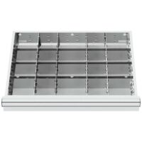 WS24 Schubladeneinteilung Metalleinteilung BLH 100/125 mm Innenmaß 600 x 450 mm - WS24-100242