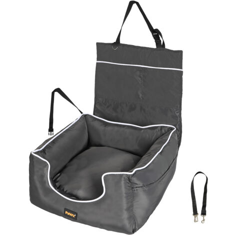 Skylos Dog Car Booster Seat Pet Backrest Safe Protector Waterproof Travel Bed