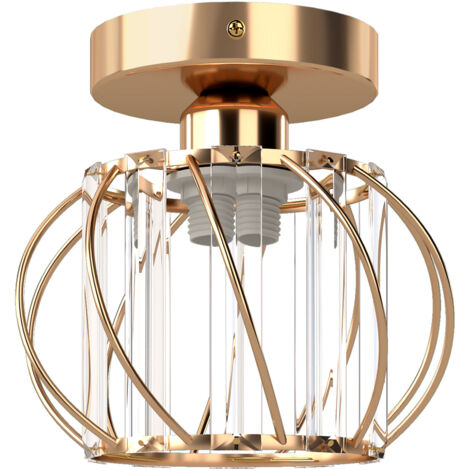 Emitto Crystal Ceiling Light Semi Flush Mount Chandelier Modern Hallway ...