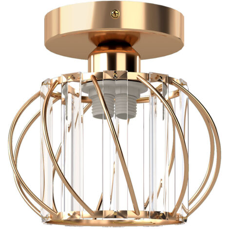Emitto Crystal Ceiling Light Semi Flush Mount Chandelier Modern Hallway ...
