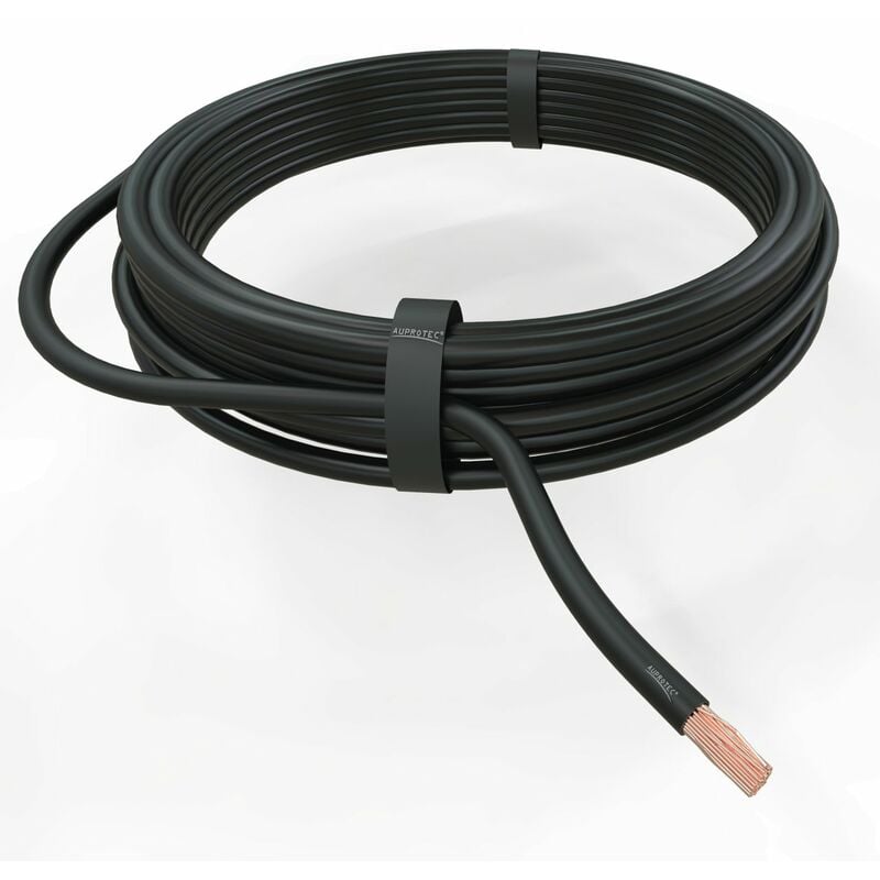 2,5 mm² Fahrzeugleitung schwarz FLY Kfz Kabel Stromkabel Meterware als Bund