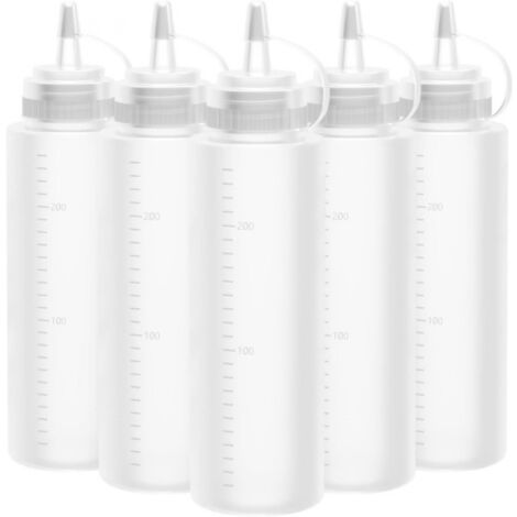 Quetschflaschen Für Saucen & Gewürze - 4er Set 680ml | Auslaufsicher