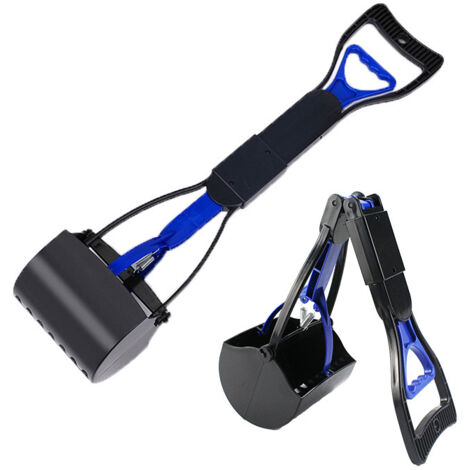 Hundekotschaufel Edelstahl - Ausziehbare Kotzange Bis 96,5cm | Ohne Bücken Sammeln Für Garten & Rasen