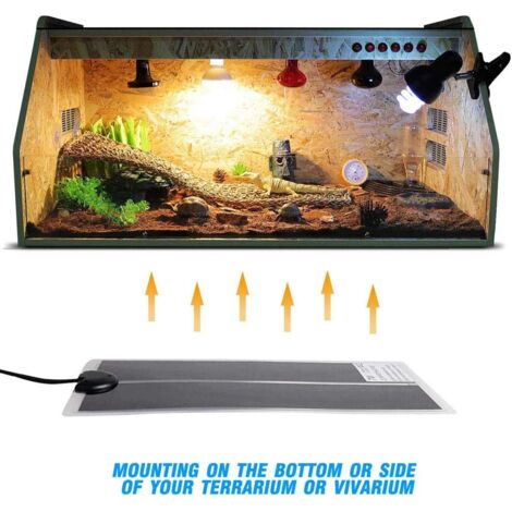 Produktbild von AIICIOO Reptilien-Heizmatte 16W - Mit Thermostat Für Terrarien