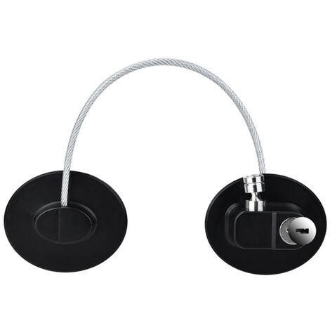 DHinkyoung 4 Stück Unsichtbare Schubladenschlösser - Kindersicherung Mit Starkem Kleber