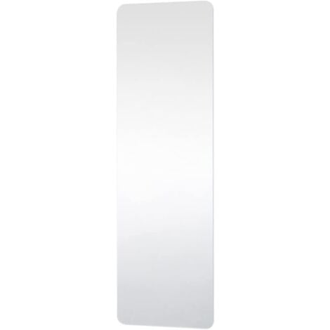 Sollbry Leicht zu entfernender selbstklebender Spiegel, stoßfeste Spiegelfolie aus PET-Harz, an der Wand montierter Sicherheitsspiegel für die Inneneinrichtung (H 150 x B 50 cm)