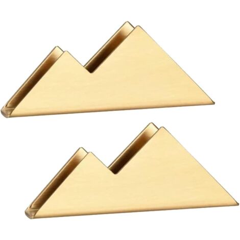 LABRIMP Visitenkartenhalter 2er Set - Metall Ständer Für Büro & Schreibtisch