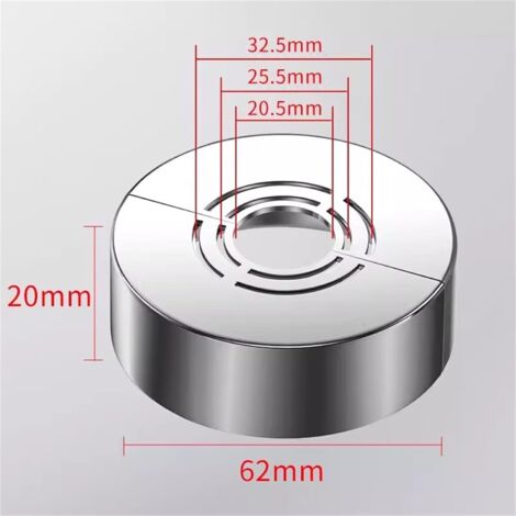 Duscharmatur Rosette Gross