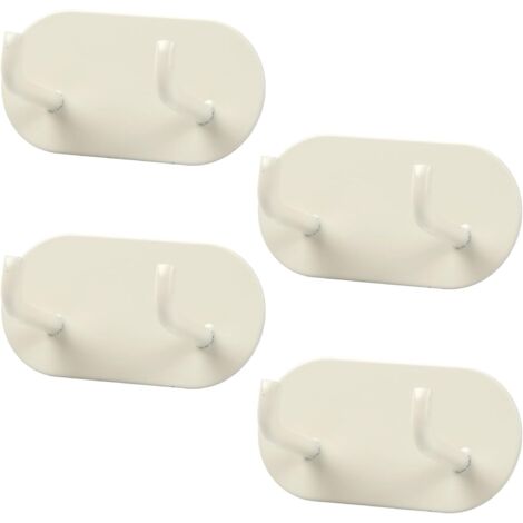 5x Bademantelhaken Selbstklebend - Gold/Silber Handtuchhalter Ohne Bohren